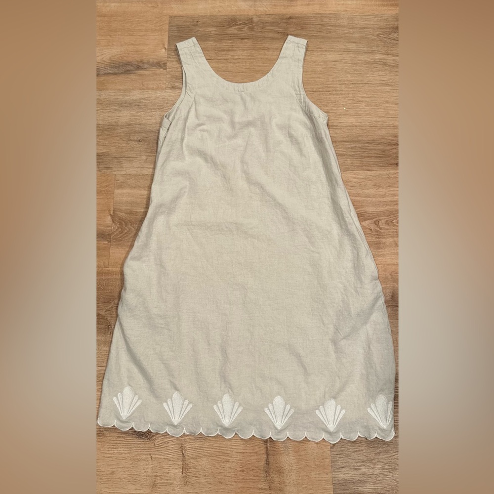 Calypso St. Barth Beige Sleeveless Dress